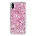 thumbnail image 6 of For iPhone XR Case,Cute Glitter Bling Twinkle Stardust with Drop Protection Shockproof Soft TPU Slim Flexible Phone Case Girls/Women Protective case for iPhone XR,Anti Scratch,Pink, 6 of 6