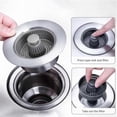 thumbnail image 5 of 2024 New Upgraded Sink Core Drain Strainer Stainless Steel Aid And Stopper Kitchen Odor Filter, 5 of 8