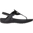 thumbnail image 6 of Rockport Women's Ramona Flat Sandal 9 Black Patent Synthetic, 6 of 8