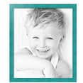 thumbnail image 2 of ArtToFrames 22x26 inch Turquoise Picture Frame, Blue Wood Poster Frame (4588), 2 of 8
