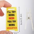 thumbnail image 2 of Typpkmm Acrylic Desk Sign "Leave Me Alone with I'M Busy" and Humorous Office Decor, 2 of 5