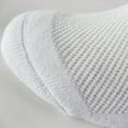 thumbnail image 7 of Couver Running Athletic Crew Socks Cotton Terry Cushion sole, Quarter High, Navy, Medium, 3 Pairs, 7 of 7