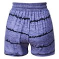thumbnail image 4 of Abcnature Plus Size Shorts, Womens Athletic Shorts, Fashion Women Drawstring Casual Pocket Loose Printed Sports Shorts, Comfy Beach Shorts, Yoga Pants, Cycling Sport Shorts Blue XL, 4 of 4