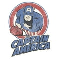 thumbnail image 2 of Men's Marvel Distressed Classic Captain America  Graphic T-Shirt, 2 of 5