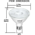 thumbnail image 2 of 4 Pack PAR30 120V E26 Base 11W LED Flood Light Bulb, 1100LM 3000K Soft Warm Light, 100W Equivalent Reflector Flood Replacement Light Bulbs, 2 of 6