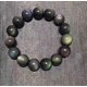 thumbnail image 1 of Pulsera elástica con cuentas redondas de piedras preciosas de obsidiana, ojo de arcoíris Natural, pulsera unisex, cuentas de 12mm, 1 unidad, 1 of 5