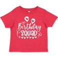 thumbnail image 3 of Inktastic Birthday Squad Cute Balloons and Hearts Boys or Girls Toddler T-Shirt, 3 of 5