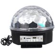 thumbnail image 1 of Proyector de efectos de escenario con control remoto y activación por sonido para baile, Navidad, karaoke, bar, celebraciones de cumpleaños, luz de fiesta con bola de discoteca LED de 7, 1 of 5