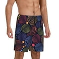 thumbnail image 3 of Rocae Colorful Shells for Men's Soft Sleep Pajama Shorts, Waistband and Pockets, 3 of 9