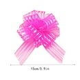 thumbnail image 4 of Thinsont Pull Bows Ribbon for Gift Wrapping Jubilant Wear-resistant Multicolor Gifts Baskets Multifunctional for Celebration Dark Pink, 4 of 6
