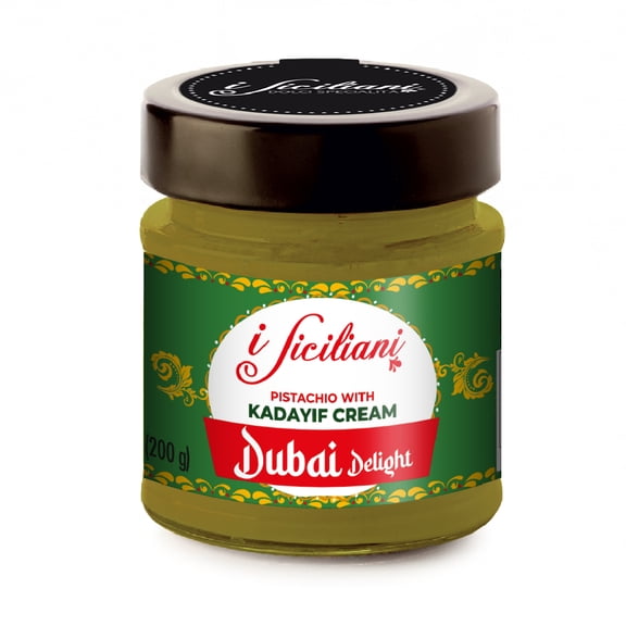 I Siciliani Pistachio Spread Dubai Delight 30% pistachio + 8% Kadayif (220g)