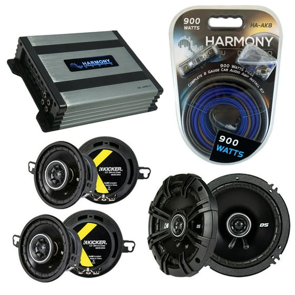 Fits BMW Z4 2003-2008 Factory Speaker Replacement Kicker DSC65 DSC35 & HA-A400.4