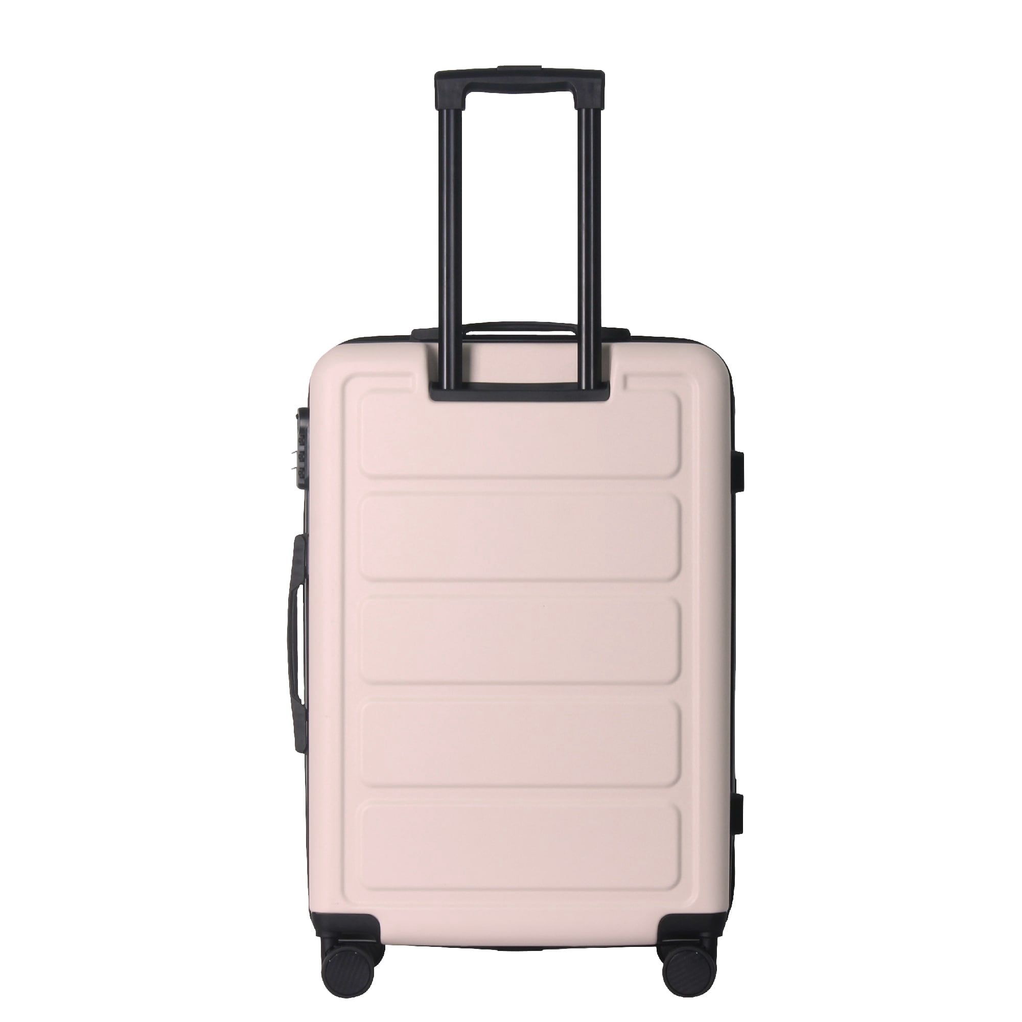 MAYEERTY 3-Piece ABS Luggage Set, Spinner Wheels, TSA Lock, Lightweight Suitcase, Rose Pink