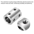 thumbnail image 4 of 6 Pcs 8mm to 8mm Shaft Coupler Connector L22mm x D14mm Rigid Coupling Set with 24 Screws & Hex Wrench, 4 of 6