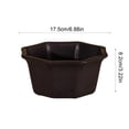 thumbnail image 3 of Shallow Succulent Plant Pots, Shallow Planter with Tray and Drainage Holes, Decorative Plastic Planters for Indoor and Outdoor Gardening, Succulent pots for Succulents Cactus and Herbs, 3 of 6