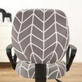 thumbnail image 3 of Moonsaad Stretch Office Computer Rotating Chair Split Cover, Spandex Seat Cover Chair Protector Slipcover, 3 of 8