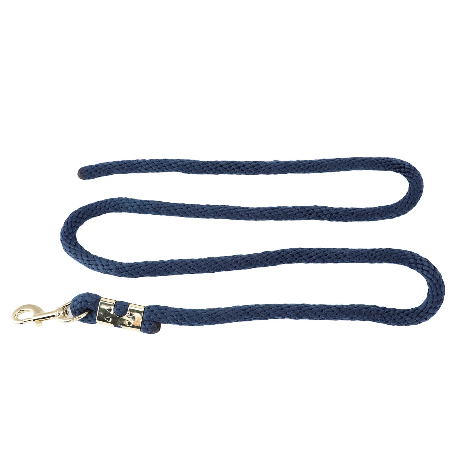 Corde De Plomb Pour Cheval – Cuir Marron Avec Chaîne – Équitation