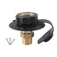 thumbnail image 3 of fastboy RV City Water Inlet Connection Built In Brass Check Valves Rv Accessories Rv Convenient Hose Elbow Black, 3 of 6