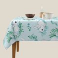 thumbnail image 3 of Wukai Rabbit And Dragonfly Waterproof Tablecloth for Kitchen Dining, Fits Square Tables for 2-4 Seats -60"x60", 3 of 7