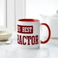thumbnail image 6 of CafePress - Worlds Best Contractor Mug - 11 oz Ceramic Mug - Novelty Coffee Tea Cup, 6 of 6