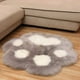thumbnail image 3 of Moyic Alfombra de felpa con forma de huella de Animal, moda para el hogar, Hotel, dormitorio, oficina, sala de estar, dormitorio, sofá, mesita Decoración del hogar Blanco Rojo 80x68cm Moyic HA071918-18, 3 of 6