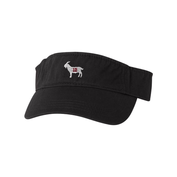 Adult Goat #12 Embroidered Visor Dad Hat