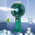 thumbnail image 1 of Abanico Portátil Ventilador Pantalla digital Portátil 4000mAh Escritorio Refrigeración digital Verde, 1 of 4