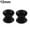 Black, variant on 1Pair Silicone Flesh Tunnel Double Flared Saddle Ear Plug Gauge Unisex Piercing