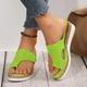 thumbnail image 1 of MKLEKYY Sandalias para Dama, Informales, de Suela Gruesa, de Tacón Medio, Cómodas, para Playa, para Verano, 1 of 4