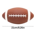 thumbnail image 1 of Xiao Hua Balón de fútbol americano de espuma de 8,26 pulgadas, pequeño y fácil de agarrar, de espuma suave de alta calidad., 1 of 5