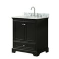 thumbnail image 4 of Wyndham Collection WCS202030SWBCMUNOMXX Deborah 30" Free Standing Single Vanity Set -, 4 of 7