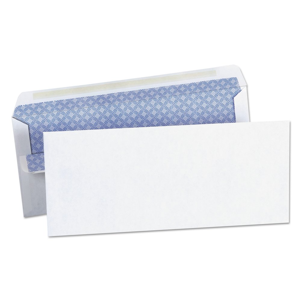 Universal SelfSeal Business Envelope, 10, Cheese Blade Flap, SelfAdhesive Closure, 4.13 x 9.5