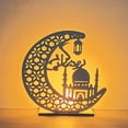 thumbnail image 5 of Eid Crafts Night Light, Ramadan Light Handmade 3D Wooden Moon Shape LED Light Decoration, Ramadan Mubarak Lamp Home Party Bedroom Eid Ornaments for Muslims Ramadan Islamic Table Decor, 5 of 8
