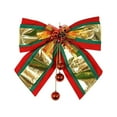 thumbnail image 2 of sruoe Christmas Bows, Christmas Tree Decorations, Christmas Tree Bows and Ribbons, Indoor Outdoor Tree Decoration, Hanging Christmas Bows for Wreaths, Tree Gift Present Decoration, Multicolor, 2 of 6