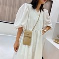 thumbnail image 2 of Candy Flower Bolsos de hombro para mujer PU Crossbody Small Phone Pouch (Khaki) Likrtyny Para estrenar, 2 of 5