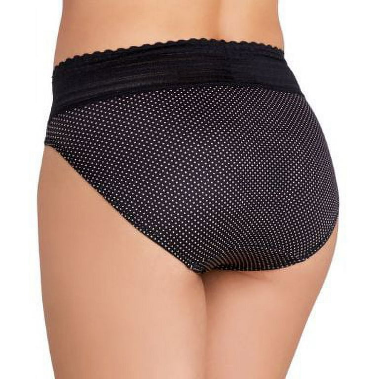 Women's Warner's 5109J No Pinching. No Problems. Hi-Cut Brief with Lace  (Black S)