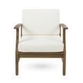 thumbnail image 6 of Danielle Outdoor Acacia Wood 2 Seater Chat Set with Cushions, Teak and Cream, 6 of 10