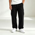 thumbnail image 4 of Timegard Fall Clothes for Girls Boys Lightweight Sweatpants Cargo Unisex Baggy Comfy Elastic Waist Kids Casual Pants, 4 of 9