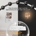 thumbnail image 4 of Yayeee 2-Pack Plug in LED Night Lights with Light Sensors Motion Detectors, Black Chocolate Cakes, 4 of 7