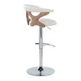 thumbnail image 6 of Gardenia Adjustable Bar Stool, Chrome Bar Stools, Bar Chairs, Swivel Bar Stools, Bar Stools Set of 2, 6 of 6
