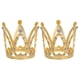 thumbnail image 1 of 2 uds corona tortas Topper Mini corona pequeña reina corona pequeña princesa tocado, 1 of 4