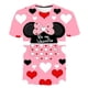 thumbnail image 1 of Camisetas de Mickey Mouse para niñas de 1 a 14 años, camisetas de moda de verano para niñas, camisetas casuales de dibujos animados de manga corta de Disney, camisetas Costumes9T Gao Jinjia LED, 1 of 2