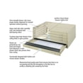 thumbnail image 2 of Pemberly Row 5 Drawer Metal Flat Files Cabinet for 24" x 36" Documents in Tropic Sand, 2 of 3