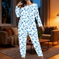 thumbnail image 2 of FDGIU ‌‌‌‌‌Women Plus Size Pajama Sets - Soft Printed 2 Piece Cute Printed Loungewear, 2 of 7