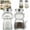Cat+dog, variant on Cat And Dog Salt And Pepper Shakers, Glass Bottle, Stainless Steel Lids, For Kitchen Cooking Table Camping