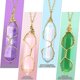 thumbnail image 4 of collares de cristal, piedras curativas, colgante espiritual, joyería de piedras preciosas naturales con cadena ajustable para mujeres y niñas, 4 of 5