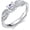 Alexandrite-June, variant on Angel Promise Ring 925 Sterling Silver Angel Wings Heart Ring Women's Angel Memorial Ring with Heart-Shaped Birthstone Promise Ring Adjustable Size 7