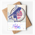 thumbnail image 1 of Sport Skate Boarding Watercolor Illustration Welcome Back Greeting Cards Envelopes Blank, 1 of 3