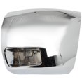 thumbnail image 2 of CCIYU Front Bumper End Driver Compatible for 2007-2010 for Chevrolet for Silverado 3500 HD/3500/2500 HD Front Left Driver Side Bumper Chrome Replacement with Fog Lamps, 2 of 5