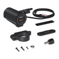 thumbnail image 1 of Adaptador de cargador universal para coche QC 3.0 DC12-24V para montaje en manillar con encendido y apagado Luz naranja, 1 of 9